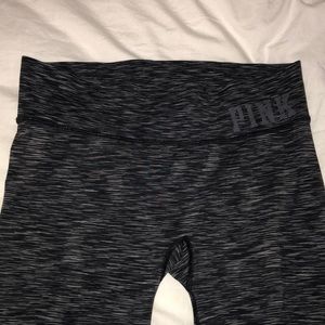 VS Pink cropped workout leggings